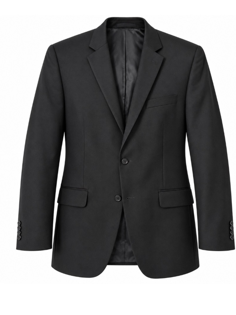 Michael Kors Men’s Black Wool Blazer – Size 42R